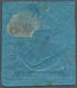 Italien - Altitalienische Staaten: Sardinien: 1853, 20 C Blue Unused With Original Gum, All Sides Fu - Sardinië