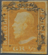 Italien - Altitalienische Staaten: Sizilien: 1859. 1/2 Grano Orange, Cancelled By Typical "doorframe - Sicilië