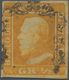 Italien - Altitalienische Staaten: Sizilien: 1859. 1/2 Grano Orange, Cancelled By Typical "doorframe - Sicily