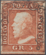 Italien - Altitalienische Staaten: Sizilien: 1859. 5 Gr. Rose Vermillion, 1st Plate, Cancelled By Si - Sizilien