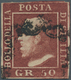 Italien - Altitalienische Staaten: Sizilien: 1859, 50gr. Lake Brown, Fresh Colour, Tight Margin At T - Sicilië