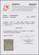 Italien - Altitalienische Staaten: Toscana: 1851. 1 Soldo Orange On Greyish Paper, Cancelled By Doub - Toskana