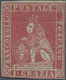 Italien - Altitalienische Staaten: Toscana: 1851, 1 Cr Carmine Red Unused With A Rest Of Hinge, Full - Tuscany