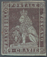Italien - Altitalienische Staaten: Toscana: 1851, 9 Cr Brown-lilac Unused With Rests Of Hinge And Or - Toscana