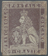 Italien - Altitalienische Staaten: Toscana: 1851. 9 Cr Light Violet Brown On Greyish Paper, Mint Wit - Toskana