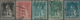 Italien - Altitalienische Staaten: Toscana: 1857, Five Stamps Set 1 Q. Black To 6 Cr. Blue, A Fresh - Toscane