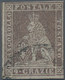 Italien - Altitalienische Staaten: Toscana: 1859, 9 Cr Brown-grey Lilac Cancelled, Partly Cut A Litt - Toskana