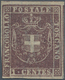 Italien - Altitalienische Staaten: Toscana: 1860. Provisional Government. 1 Centes Violet-brown, Min - Toskana