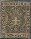 Italien - Altitalienische Staaten: Toscana: 1860, 10c. Brownish Grey, Fresh Colour, Cut Into To Full - Toskana