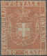 Italien - Altitalienische Staaten: Toscana: 1860, 80 Cent. Brownish Red Unused With Small Rest Of Or - Toskana