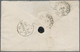 Italien: 1861: Naples Provinces, 10 Gr Bistre And A Pair 2 Gr Blue, Tied By Small Circle "NAPOLI AL - Gebraucht