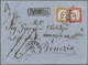 Italien: 1863, Sardinia 10c. Yellow-brown And 40c. Carmine, Both Fresh Colour, Slightly Cut Into To - Gebraucht