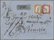 Italien: 1863, Sardinia 10c. Yellow-brown And 40c. Carmine, Both Fresh Colour, Slightly Cut Into To - Used