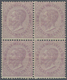 Italien: 1863, 60 Cent. Violet In Block Of Four Mint Never Hinged, Genuine And Immaculate, Signed An - Gebraucht