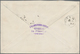 Italien: 1890: 1 Lire Brown/orange-yellow, Single Franking, On Registered Letter From Florence To Vi - Afgestempeld