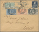 Italien: 1926. Three Air Mail Letters From Genua Or Rome Within Italy Each Franked With The Complete - Gebraucht