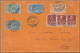 Delcampe - Italien: 1926. Three Air Mail Letters From Genua Or Rome Within Italy Each Franked With The Complete - Gebraucht