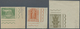 Italien: 1928: Three Values Of The Unissued Series "Serie Artistica", Printing Proofs On Gray Paper - Gebraucht