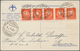 Italien: 1934. 2 C Orange "Imperiale" Tied By Special Cancel "MILANO ESPOSIZ. AERONAAUT. ITALIANA 1. - Gebraucht