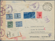 Italien: 1944: Two Registered Letter Addressed To Switzerland, With Geneva Resp. Berne Arrival Marks - Oblitérés