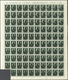 Italien: 1944, 25 C Green In Original Sheet Of 99 Stamps (field 91 Is Missing), Folded, Mint Never H - Oblitérés