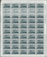 Italien: 1966, 40l. "National Heroes", Complete (folded) Sheet Of 50 Stamps (slight Imperfection In - Oblitérés