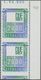 Italien: 1979, 2000 L Vertical Pair Without The Effigy And With Very Displaced Horizontal Perforatio - Gebraucht