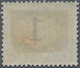 Italien - Portomarken: 1870, 1 L Blue/brown Unused With Orignal Gum, Cert. Dr. Avi (Sass. 6.500.-) ÷ - Postage Due