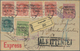 Italienische Besetzung 1918/23 - Julisch-Venetien: 1918, 10 H Claret Postal Stationery Card, Uprated - Venezia Giuliana