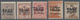 Italienische Besetzung 1918/23 - Trentino: 1918/19. Italian Definitives, 1 C - 40 C (5 Values), Over - Trento