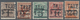 Italienische Besetzung 1918/23 - Trentino: 1919: Italian Definitives, Five Values, 1 - 20 Centesimi, - Trentino