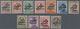 Italienische Besetzung 1918/23 - Trentino: 1919: Italian Definitives, Eleven Values, 1 C - 1 L , Ove - Trente