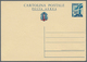 Italien - Ganzsachen: 1943-1945, Air Mail Postal Stationery Cards, Unused, Complete Set Of 6 Cards ( - Ganzsachen