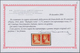 Italien - Besonderheiten: 1943, "Badoglio", Red Overprint On 1.75l. Orange, Vertical Pair, Unmounted - Zonder Classificatie