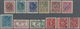 Jugoslawien - Besonderheiten: 1919, CELJE ISSUE, Group Of 33 Different Stamps With Ovp 'SHS SLOVENIJ - Andere & Zonder Classificatie