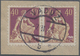 Liechtenstein - Vor- Und Mitläufer: 1921, SCHWEIZ-Mitläufer, 2x 40 Rp. Sitz. Helvetia Auf Kabinett-B - ...-1912 Prephilately