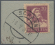 Liechtenstein - Vor- Und Mitläufer: 1921, SCHWEIZ-Mitläufer, 20 Rp. Rotlila Tell Auf Kabinett-Briefs - ...-1912 Vorphilatelie