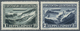 Liechtenstein: 1931, 1 Fr. + 2 Fr. Liechtensteinfahrt Graf Zeppelin, Zentrierter Luxussatz, Einwandf - Unused Stamps