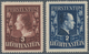 Liechtenstein: 1951, Freimarken Fürstenpaar 2 Fr. Und 3 Fr. In Zähnung L 14¾, Beide Werte Einheitlic - Unused Stamps