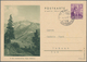 Delcampe - Liechtenstein - Ganzsachen: 1941, 10 Rp. Gämse Mit Druckvermerk S.A.41, Alle Bilder, 6 Verschiedene - Postwaardestukken