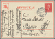 Litauen: 1925/1938 (ca.), 4 Franked Postcard Forms Used To Munich And Plauen/Saxony - Litouwen