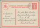 Litauen - Ganzsachen: 1933, 15 C Red Postal Stationery Card, 15 C Red Ps Question Card And 15/15 C R - Lithuania
