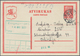 Litauen - Ganzsachen: 1933, 15 C Red Postal Stationery Card, 15 C Red Ps Question Card And 15/15 C R - Litauen