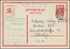 Litauen - Ganzsachen: 1933, 15 C Red Postal Stationery Card, 15 C Red Ps Question Card And 15/15 C R - Lithuania