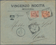 Malta: 1906, Incoming Mail From Messina/Italy Franked With Two Stamps 10c And 20c (defects) With Mal - Malte