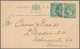 Malta - Stempel: 1920, 1/2 D Green QV Psc Uprated With 1/2 D Green KGV, Tied By Single Circle ZEBBUG - Malta