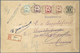 Mittellitauen: 1922, Attractive Franking On Registered Letter Form "WILNO 19.5.22" To Zoppot/Danzig, - Lithuania