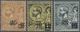 Monaco: 1924, Prince Albert I. Provisional Definitives Complete Set Of Three 45c. On 50c., 75c. On 1 - Ongebruikt