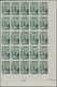 Monaco: 1946, Pictorial Definitives Complete Set Of Six In IMPERFORATE Blocks Of 25 From Lower Corne - Ongebruikt