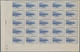 Delcampe - Monaco: 1946, Pictorial Definitives Complete Set Of Six In IMPERFORATE Blocks Of 25 From Lower Corne - Ungebraucht